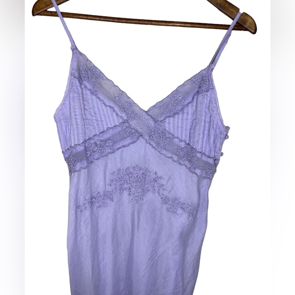 NWOT Free People Intimately Going Steady Lilac Beaded Slip Dress - Picture 6 of 14